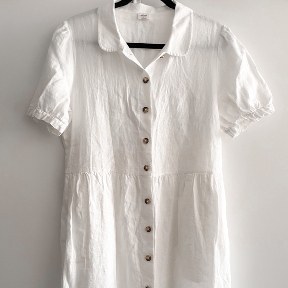 Aritzia White Midi Dress - Picture 7 of 16